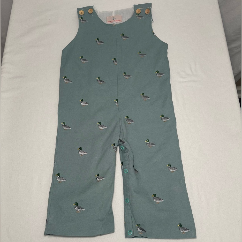 Boys Mallard Duck Embroidered JonJon